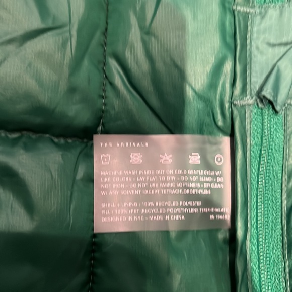 The Arrivals HAELO women’s hoodie (jacket) XS in turf green - Picture 8 of 9